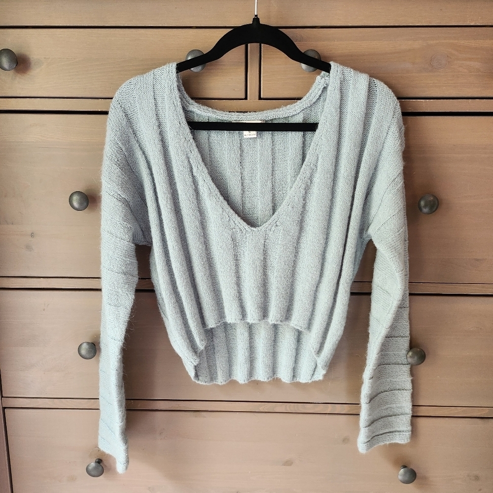 Light Green Knit Sweater By HYFVE